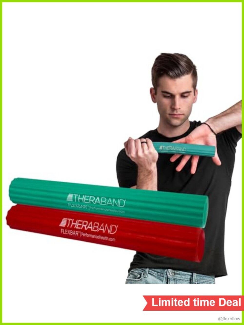 Resistance Therapy Bars for Tennis Elbow & Grip Strength Training